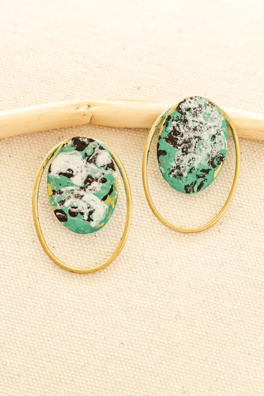 Turquoise Confetti Earrings